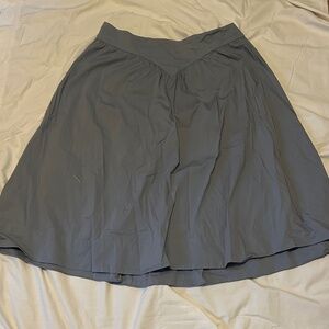 Wild Fable Smocked Waist Woven Cotton A-Line Midi Skirt/XL